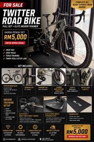 Twitter Road Bike Full Set + ELITE INDO