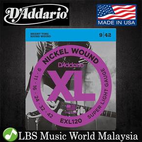 D'ADDARIO EXL120 Nickel Wound, Super Light, DADDAR