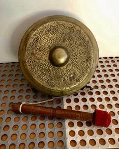 Antique Brass Gong
