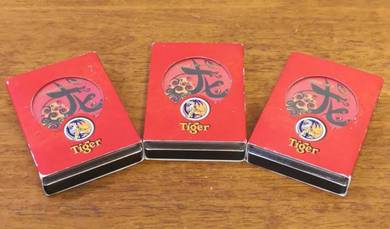 Daun terup Tiger 2012 playing cards