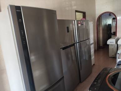 jual barang second hand peti sejuk mesin basuh