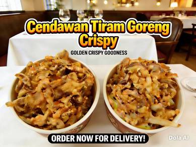 tempahan cendawan goreng