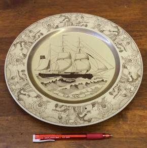 Pinggan Norske Skuter wall decor plate