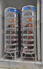 Tangki Air ESTEEL 2000L(440G) SS Slim Tall