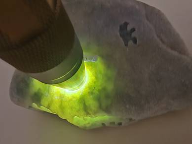 Icy Light Green Natural Jadeite Jade Rough Stone