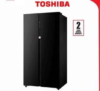 TOSHIBA GR-RS780WI-PGY(22) Glass-Door Refrigerator