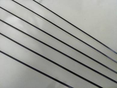 0.5mm x 3mm x 1 meter carbon fibre flat bar