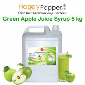 Sirap Concentrated Juice Syrup Green Apple 5kg