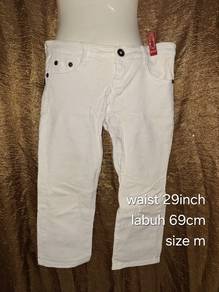 A versatile pair of white pants,