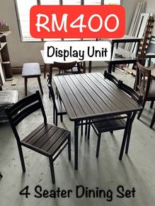 Dining Set Fully Metal 4 Seater