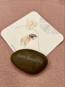 meditation breath stone