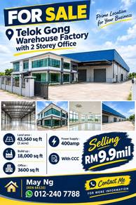 Warehouse / Factory For Sale in Port Klang,SGR