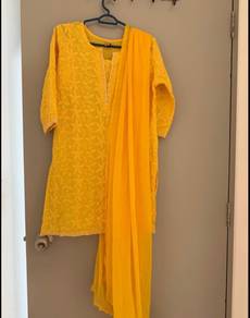 Stunning yellow Kurta with dupata