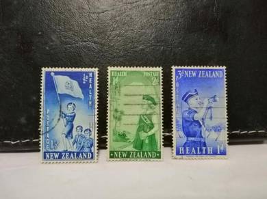 1953/58 New Zealand Stamps Girl Guides Boy Scouts
