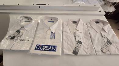 4 white short sleave shirt - New