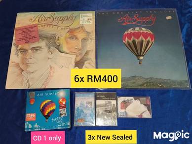 6x Air Supply LP/CD/New Cassette