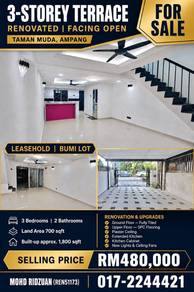 3-storey Terraced House For Sale in Ampang,KUL