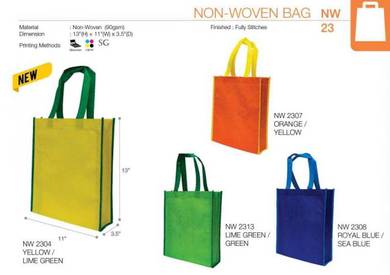 Non Woven Bag 90g 13"HX11"WX3.5"D Fully Stitc NW23