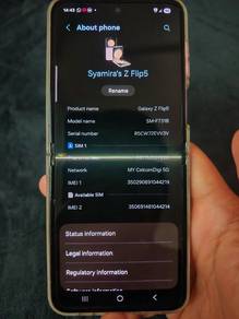 Samsung Z Flip5 untuk dijual 