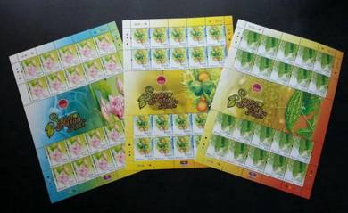 Mint Stamp Sheet Rare Vegetables Malaysia 2007
