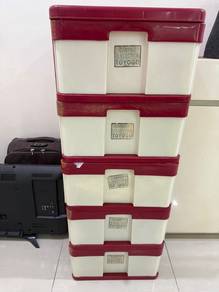Toyogo 5 drawer storage cabinet (used)