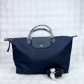 Longchamp Navy blue Le Pliage Neo top handle bag