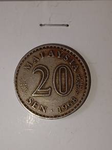 syiling 1968 20 sen parliament