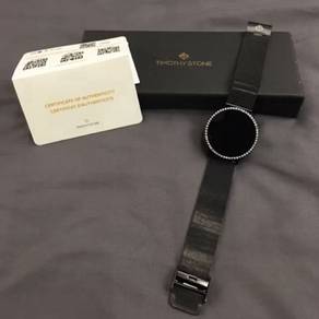 SmartWatch with Swarovski Crystals Black