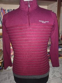 Michiko London half-zip pullover Sweater.