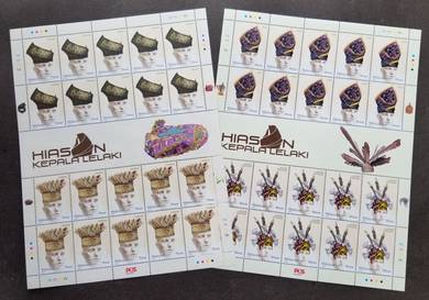 Mint Stamp Sheet Men's Traditional Headgear 2022