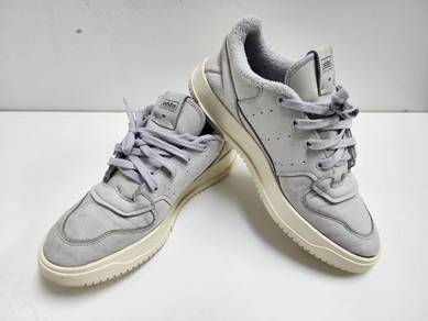 [8.5UK] Adidas Leather Supercourt Grey Offwhite