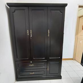 Solid wood wardrobe