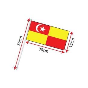 Selangor Hand Hold Flag with stick