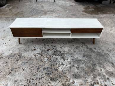 6ft TV Console Cabinet Drawer Rack Shelves