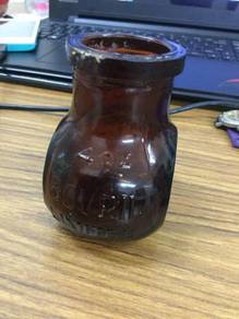 Old collectible Bovril bottle jar