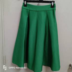 Brand New Midi Green Skirt