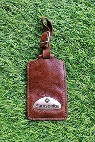 Samsonite Original leather hanging tag