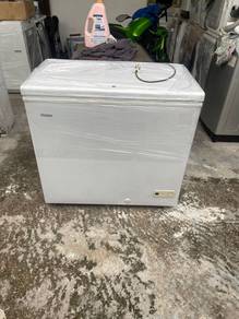 Haier chesst freezer 203L condition terbaik