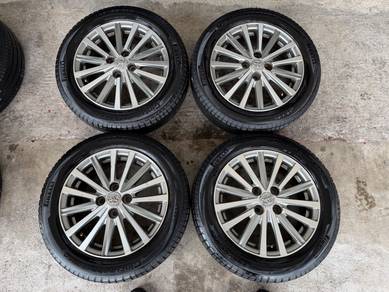 Rim original vios G spec 2017 tyr pirelli 90%