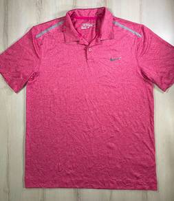 Nike Golf Pink Collar Tee #DK Used