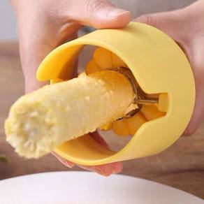 Stainless steel corn cob gadget