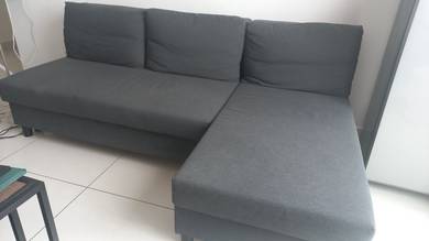 3 seater L sofabed