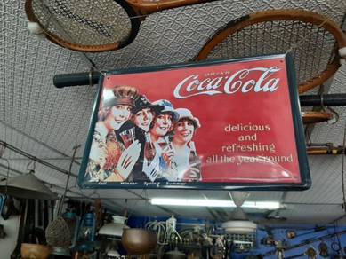 Vintage Coca Cola Iron Plate
