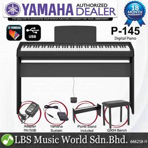 Yamaha P-145 88 Key Digital Piano Package