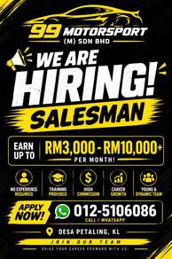 Usedcar Salesman / Sales Advisor Wanted !!