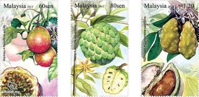Mint Stamp Rare Fruits Series 4 Malaysia 2013