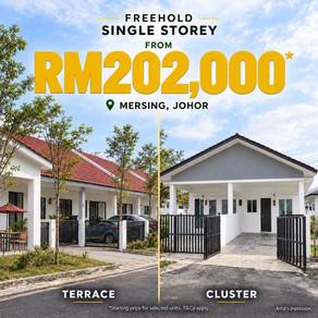 1-storey Terraced House in Mersing,JHR
