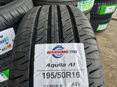 new tyre 195 50 16 massimo aquila A1 2026 newtayar