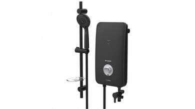 Sharp W/Heater (DC Pump, Matt Black) WHP315NMB