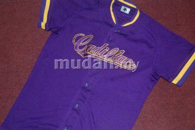 Cadlillac 8 baseball jersey size l